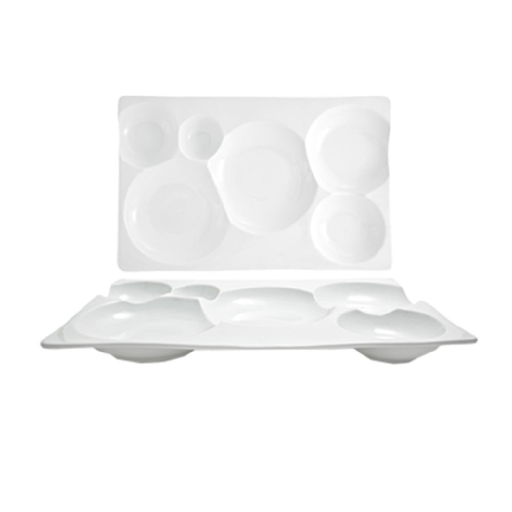 FOH BPT037WHP21 Promotional Pricing May Be Available! Contact Your FOH® Sales Representative For Details! Harmony Bento™ Platter