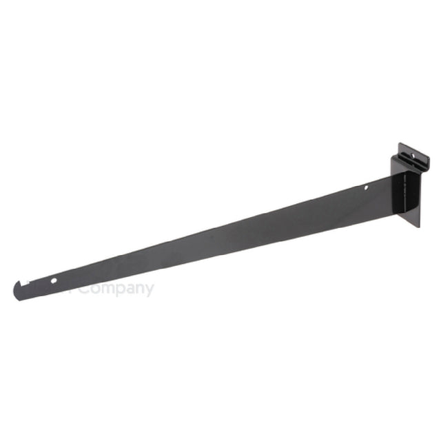 Hubert 37863 - Slatwall Shelf Bracket, 16", Black