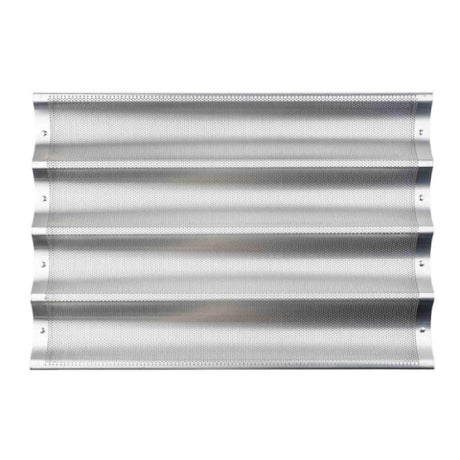TableCraft Products 13525 - Baguette Pan, 26"W X 18"D X 1-1/4"H, Aluminum
