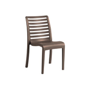 Grosfillex UT944037 - Astoria Stacking Sidechair, 20.9"W X 23.4"D X 34.7"H, Technopolymer With Air Molding Technology