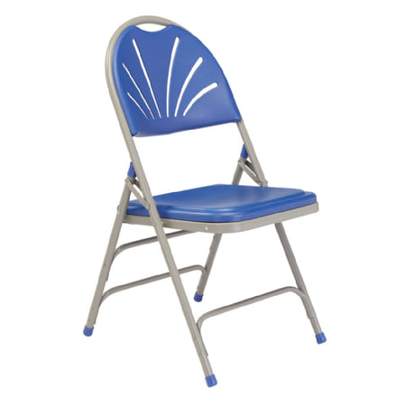 National Public Seating 1105 NPS® 1100 Series Deluxe Fan Back Folding Chair 480 Lbs. Weight Capacity