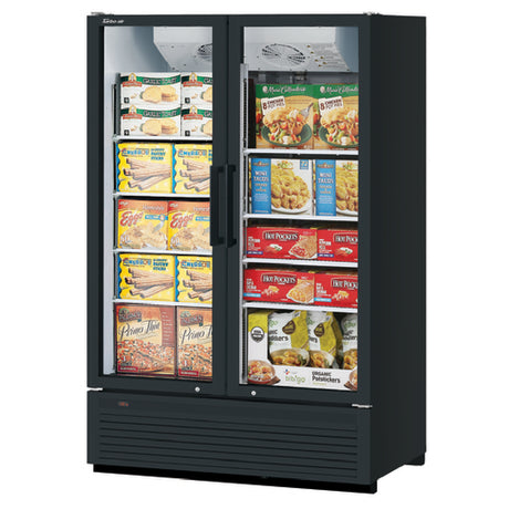 Turbo Air TGF-47SDH-N_BL Super Deluxe Freezer Merchandiser Two-section 42.1 Cu. Ft.