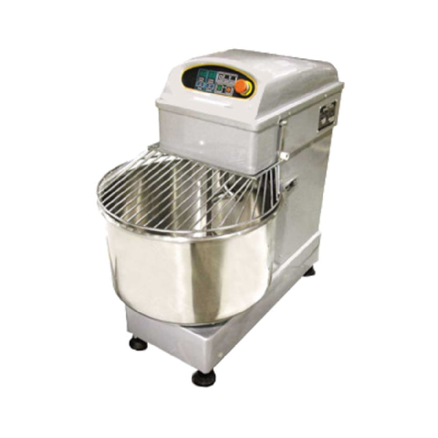 Omcan 19196 (MX-CN-0053) Spiral Dough Mixer 50 L (53 Qt.)bowl Capacity 44 Lb. Kneading Capacity