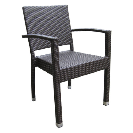 JMC Furniture BALBOA IVORY ARM CHAIR Balboa Armchair Outdoor Use Synthetic Ivory Weave Seat And Back