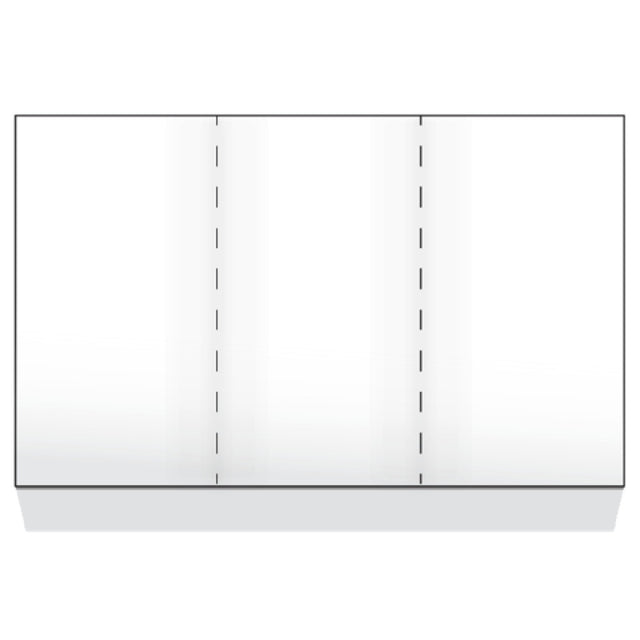 Dinex DX6SM0010000 Tray Ticket 8-1/2" X 14" 3-panel