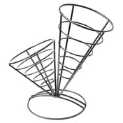 PacknWood 294CONEDOUB - Double Basket, 3.9" Dia., X 8"
