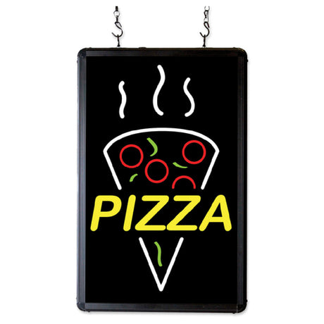 Winco 92006 Benchmark Ultra-Bright Merchandising Sign "Pizza" LED Back Lighting