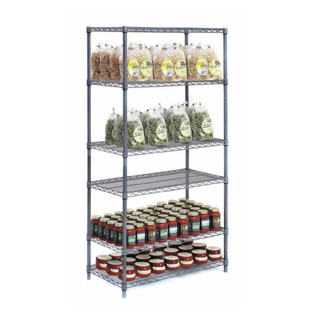 Hubert 66736 - Shelving Unit, Wire, Mobile