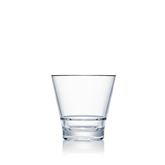 Steelite N710123 Strahl® CapellaStack Tumbler/Double Rocks 12 Oz. (H 4" M 3-7/8" T 3-7/8' B 2-1/2") Shatter Proof