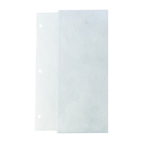 Risch PAGEPRO-CMBFFWD 4.25X14 Vinyl 3-Hole Punched Page Protector For CMBFF-WOOD