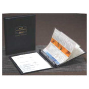 Menu Solutions VSC-B Guest Directory Leather-like Vinyl Exterior 3 Ring In Spine