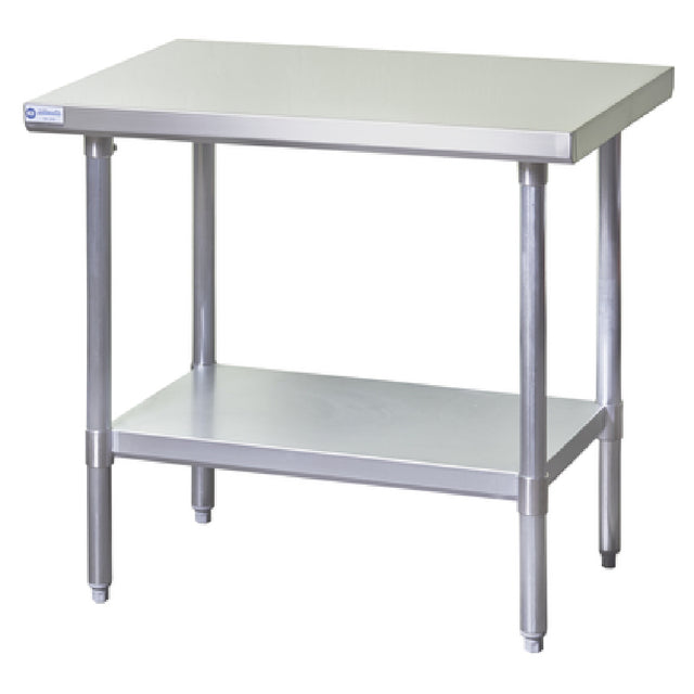 Blue Air EW3030 Work Table 30"W X 30"D X 34"H 430 Stainless Steel Top