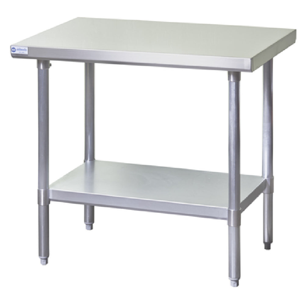 Blue Air EW2418 Work Table 18"W X 24"D X 34"H 430 Stainless Steel Top