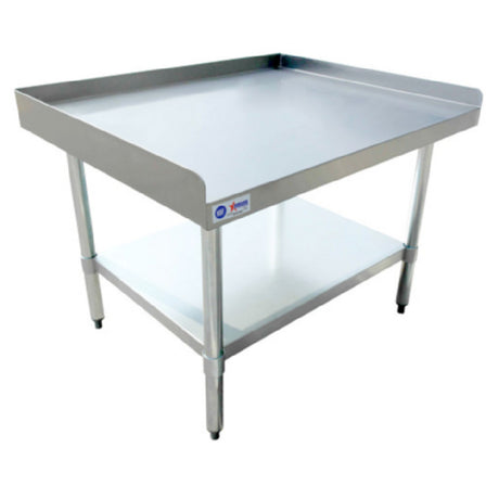 Omcan 47696 (47696) Equipment Stand 36"W X 30"D Stainless Steel Top With 2" Upturn On Rear & Sides