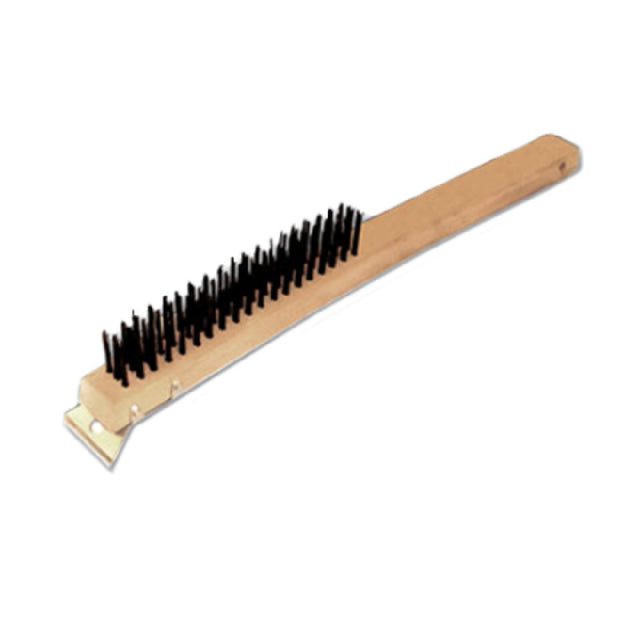 Thunder Group WDBS014 Wire Brush With Scraper 14"L