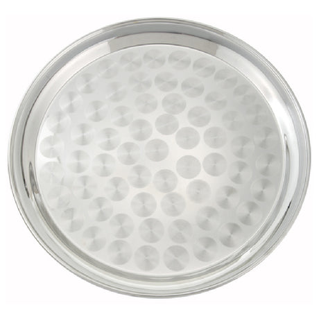 Winco STRS-14 Swirl Service Tray 14" Dia. Round