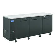 Hubert 138479 - Kratos Back Bar Cooler, 32.4 Cu. Ft., 90-1/4"W X 36-1/4"D X 38-3/4"H