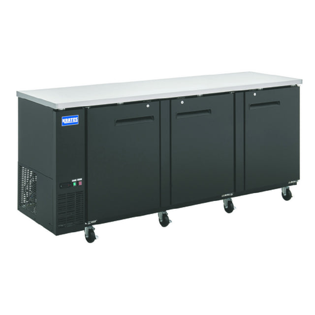 Hubert 138479 - Kratos Back Bar Cooler, 32.4 Cu. Ft., 90-1/4"W X 36-1/4"D X 38-3/4"H