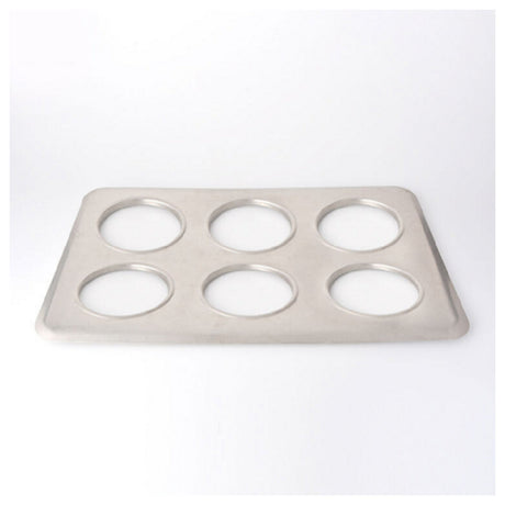Omcan 46367 (46367) Adapter Plates Inset Hole Size: 4-3/4" Dia. Fits (6) 2-1/2 Quart Steam Table Inset Pans