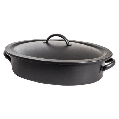 Steelite DW02145CWG8BK Oval Chafer 1.25 Gal 17.5"W X 11.625"D X 6.5"H