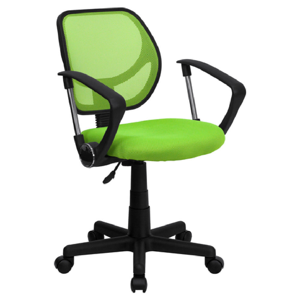 Flash Furniture WA-3074-GN-A-GG Swivel Task/Computer Chair 30-1/2" To 34-1/2" Adjustable Height