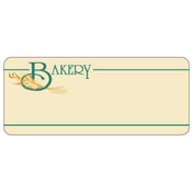 Hubert 57408 - Merchandising Tag, "Bakery" With Wheat Design, 4-3/4" X 2"H