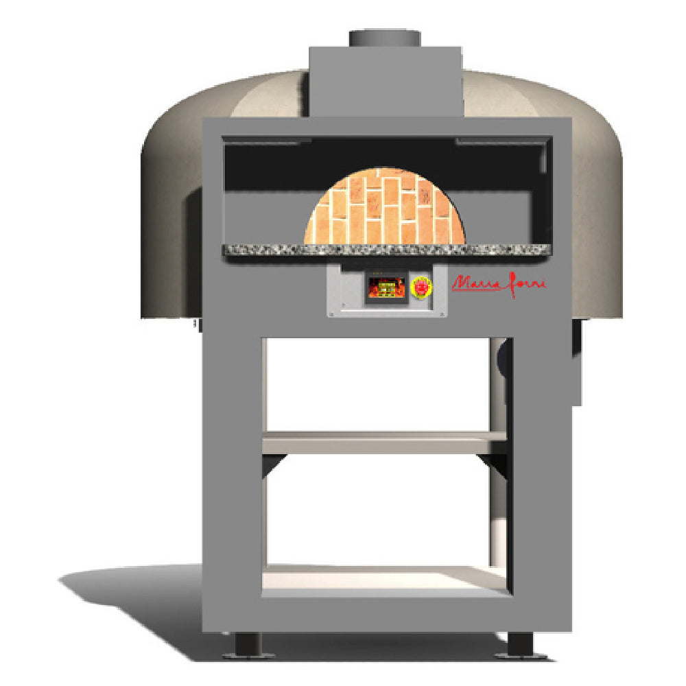 Marra Forni EF80G Facade Gas Fired Oven Enclosed 31.50" Dia. Interior Brick Deck