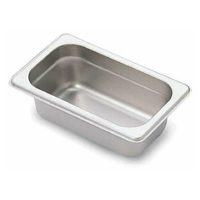 Omcan 80282 (80282) Steam Table Pan 1/9 Size 6-7/8" X 4-1/4" X 2-1/2" Deep