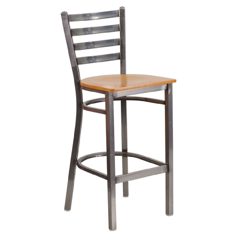 Flash Furniture XU-DG697BLAD-CLR-BAR-NATW-GG Hercules Series Restaurant Bar Stool