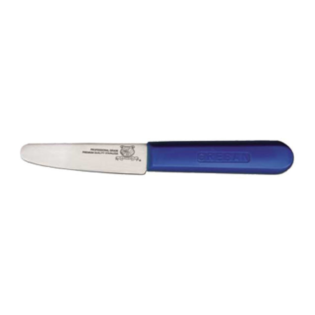 Omcan 12750 (12750) Clam Knife 3-1/2" Blue Handle