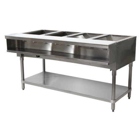 Advance Tabco WB-4G-LP-X Water Bath Hot Food Table LP Gas 62-7/16"W X 30-5/8"D X 34-1/8"H