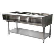 Advance Tabco WB-4G-NAT-X Water Bath Hot Food Table Natural Gas 62-7/16"W X 30-5/8"D X 34-1/8"H