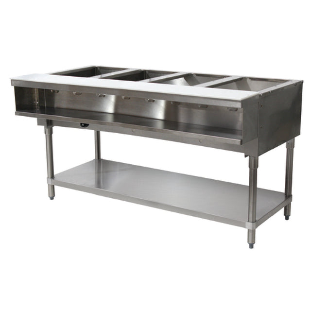 Advance Tabco WB-4G-NAT-X Water Bath Hot Food Table Natural Gas 62-7/16"W X 30-5/8"D X 34-1/8"H