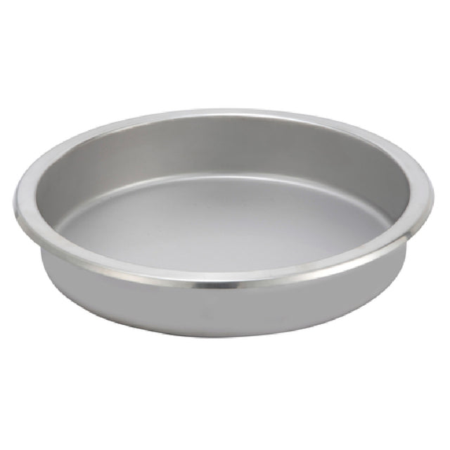 Winco 602-FP Chafer Food Pan For 6 Qt. Round Chafer (models 103A 103B 308A And 602) Stainless Steel