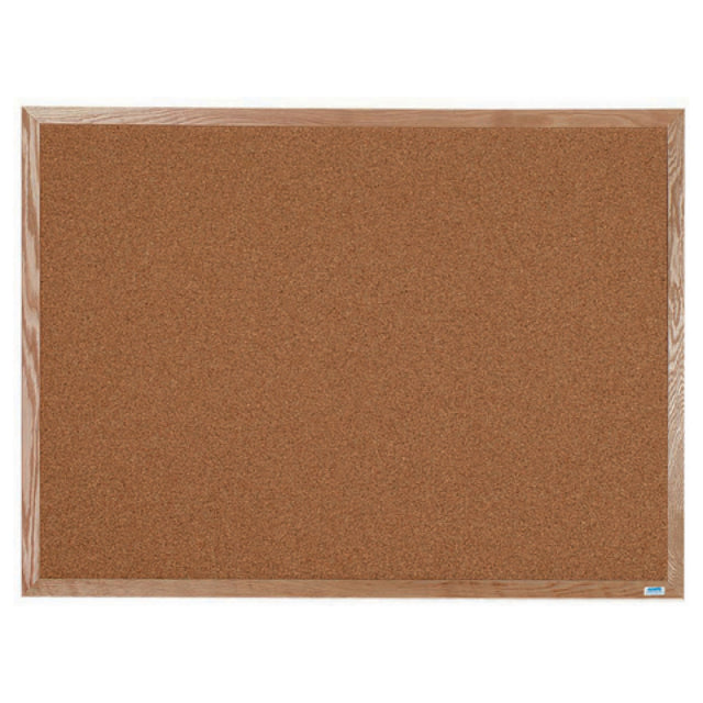 Aarco OB3648 Bulletin Board 48"W X 36"H Natural Pebble Grain Cork