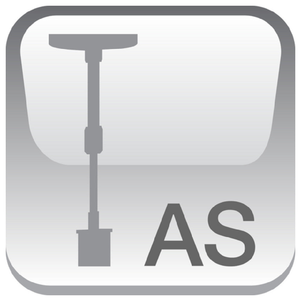 Hatco AS Mounting Style Adjustable Stem At Install Only Limited Height Adjustment At Install Only