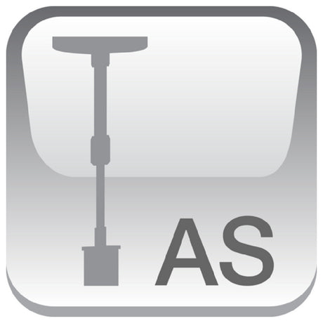 Hatco AS Mounting Style Adjustable Stem At Install Only Limited Height Adjustment At Install Only