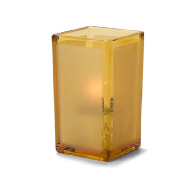 Hollowick 6109FA Quad™ Votive Lamp 4-3/8"H X 2-1/2" Sq. Accommodates Hollowick's HD8 Or HD15 Fuel Cell