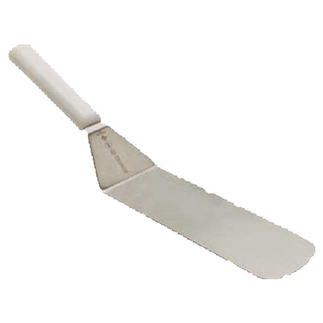 Franklin Machine Products 137-1165 Turner 8" X 3" Stainless Steel Blade White Plastic Handle