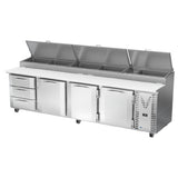 Victory VPPD119HC-3 - Pizza Prep Table, Powered By V-Core™, Four-section