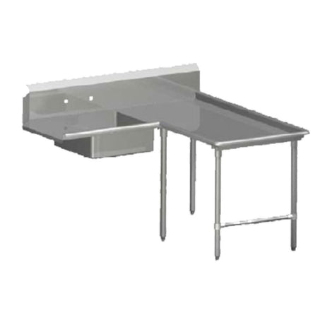 John Boos SDT4-I60108SBK-R Pro-Bowl Soiled Dishtable Island Design 60" Machine To Corner