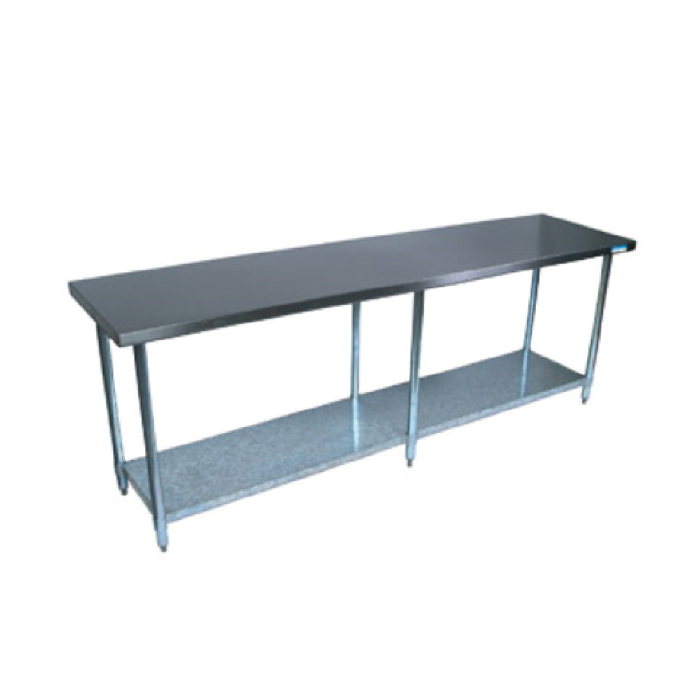 BK Resources VTT-8430 Work Table 84"W X 30"D 18/430 Stainless Steel Top