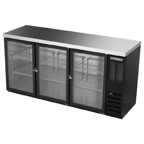 Beverage Air BB72HC-1-FG-B-27 Refrigerated Food Rated Back Bar Storage Cabinet