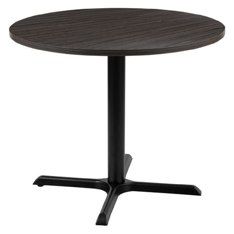 Flash Furniture GC-M-BLK-15-GRY-GG Conference Table Round 36" Dia.