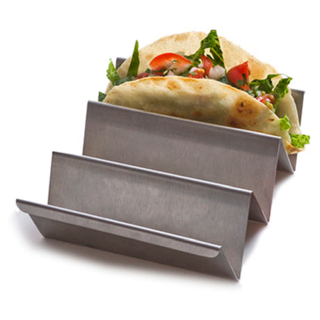 Orion Trading & Design SS943(N) Taco Holder 8-1/4" X 5" Holds 2 3 Tacos