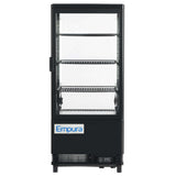 Empura E-RDC-17B-1D - Refrigerated Display Case, Countertop, 16.7"W × 14.9"D × 44.4"H