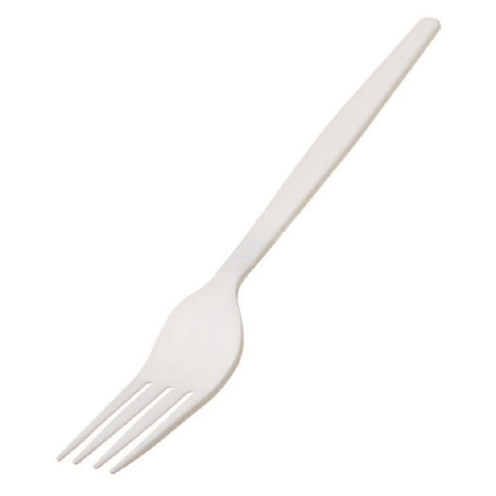 Tableware Solutions USA Q2041.S Disposable Dinner Fork 6-2/7"L (16 Cm) Biodegradable/compostable