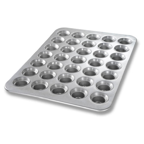 Chicago Metallic 42756 Mini Crown Muffin Pan 17-7/8" X 25-7/8" Overall Makes (35) 2-3/4" Dia. Muffins