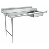 Empura Stainless ESDT60L Soiled Dishtable Straight Design 30"D X 60"W X 41.5"H Overall