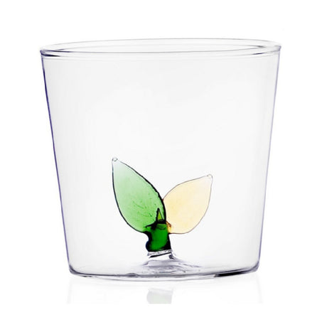 Rosenthal Sambonet Paderno IC3.520.091 Tumbler With Leafs 11.5 Oz.